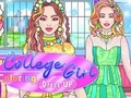 游戏女大学生着色装扮 在线