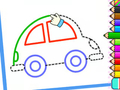游戏幼儿画：可爱的汽车 在线