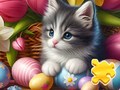 游戏拼图游戏：复活节猫 在线