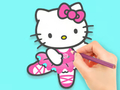 游戏着色书：Hello Kitty 跳舞 在线