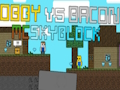 游戏奥比 vs 培根：MCSkyblock 在线