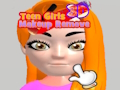 游戏青少年女孩卸妆 3D 在线
