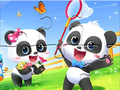 游戏拼图：熊猫宝宝春游 在线