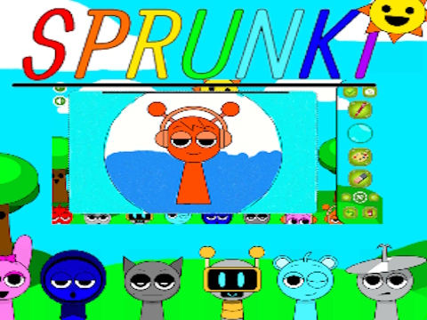 游戏Sprunki 着色书 在线