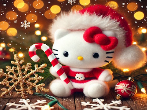 游戏Hello Kitty 圣诞拼图 在线
