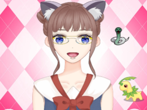 游戏可爱的动漫女孩装扮 在线
