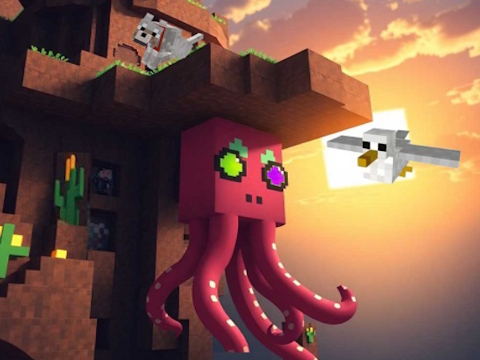 游戏Minecraft鱿鱼异常 在线