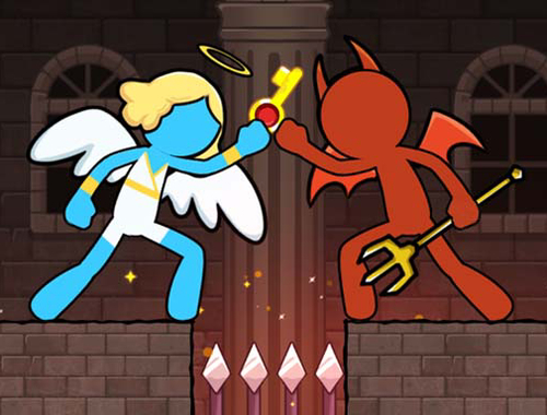 游戏Stickman Duo：逃脱坟墓 在线