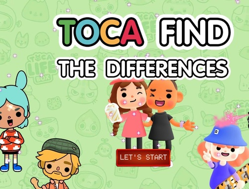 游戏Toca找到差异 在线