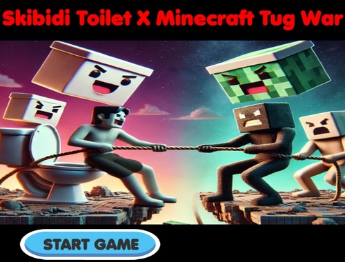 游戏Skibidi厕所X Minecraft Tug War 在线