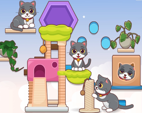 游戏装饰我的：小猫墙 在线
