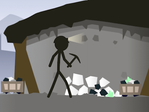 游戏Stickman采矿模拟器 在线