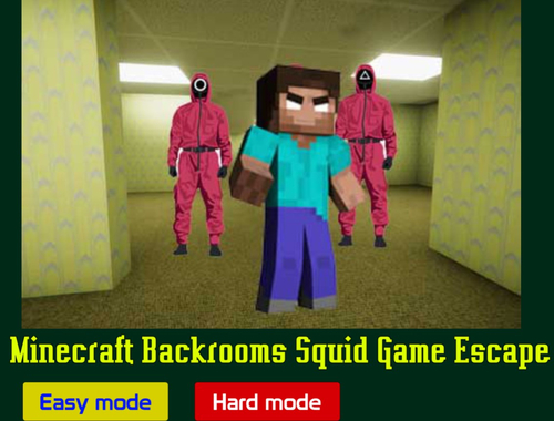 游戏Minecraft Backrooms鱿鱼游戏逃脱 在线