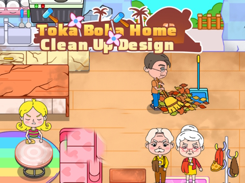 游戏Toka Boka Home Clean Up Design在线