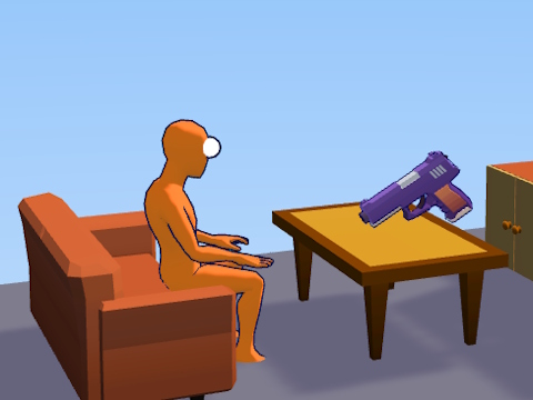 游戏Ragdoll Gun射手：Cannon Spinner Playground 在线