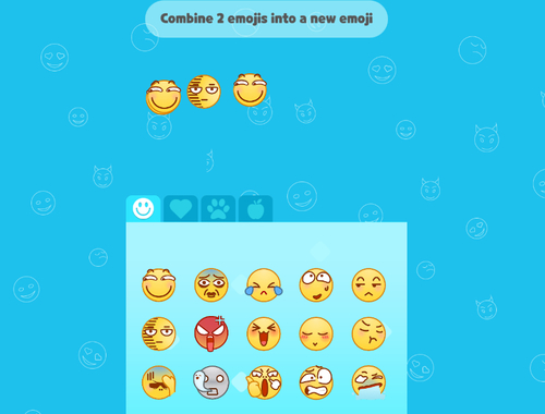 游戏表情符号合并有趣的moji 在线