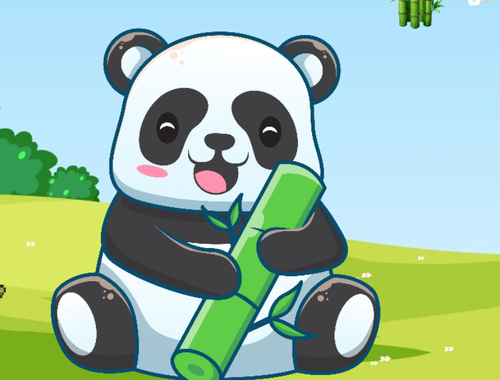 游戏点击熊猫！ 在线