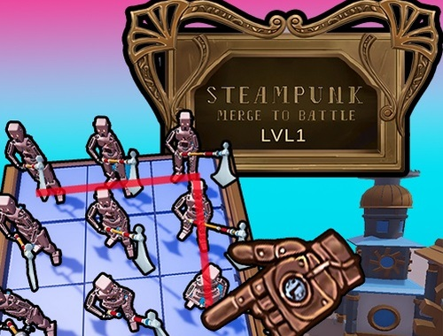 游戏Steampunk合并进行战斗 在线