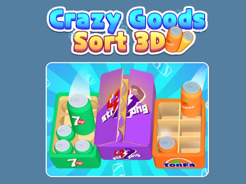 游戏疯狂的商品排序3D 在线