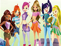 游戏Winx Club拼图集 在线