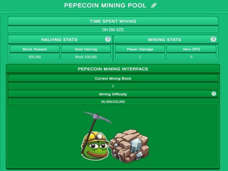 游戏Pepecoin矿工闲置模拟器在线