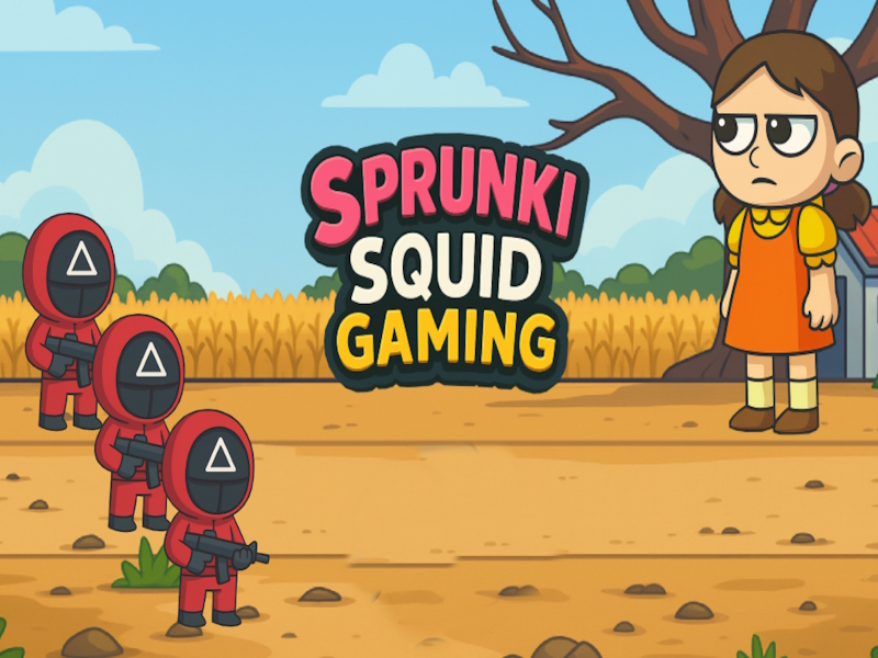 游戏Sprunki Squid游戏在线