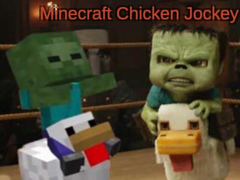 游戏Minecraft Chicken Jockey在线